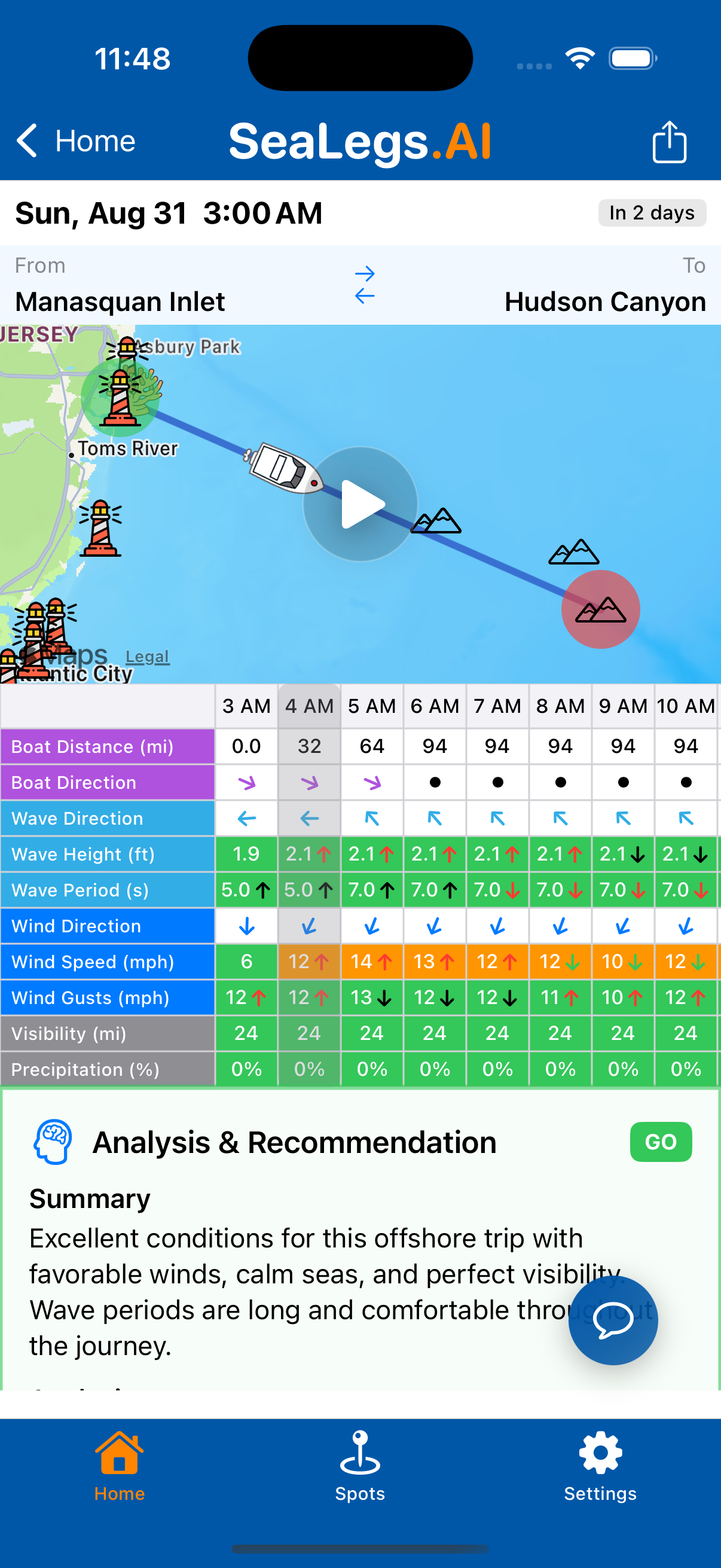 AI Analysis Interface